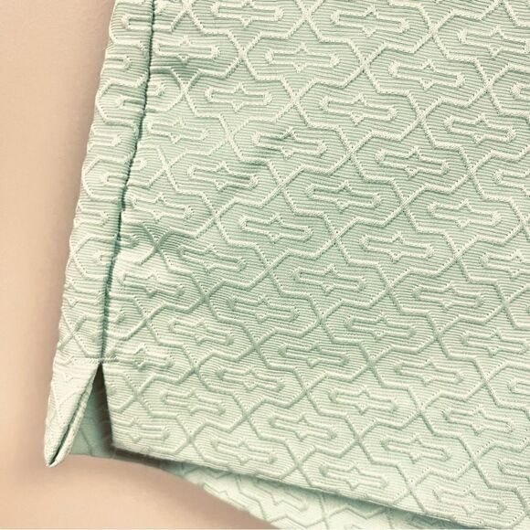 Banana Republic mint green patterned shorts Sz 6 - Picture 2 of 5
